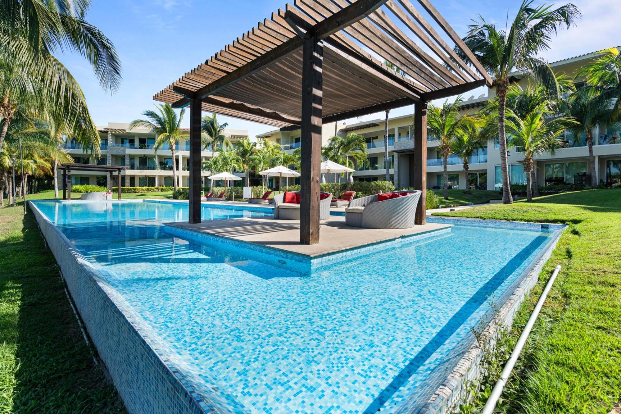 Stylish Peninsula Golf 3Br Oasis With Pool Apartment Nuevo Vallarta Exterior foto