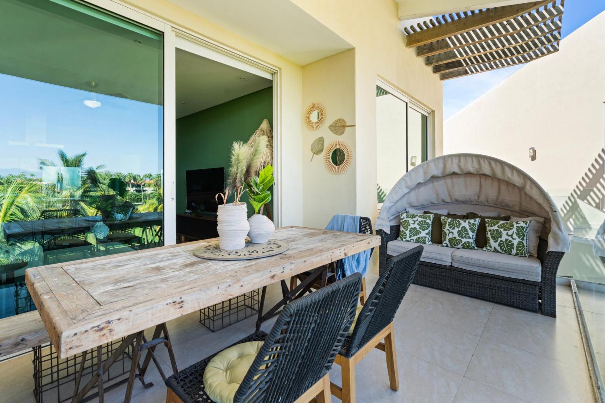 Stylish Peninsula Golf 3Br Oasis With Pool Apartment Nuevo Vallarta Exterior foto