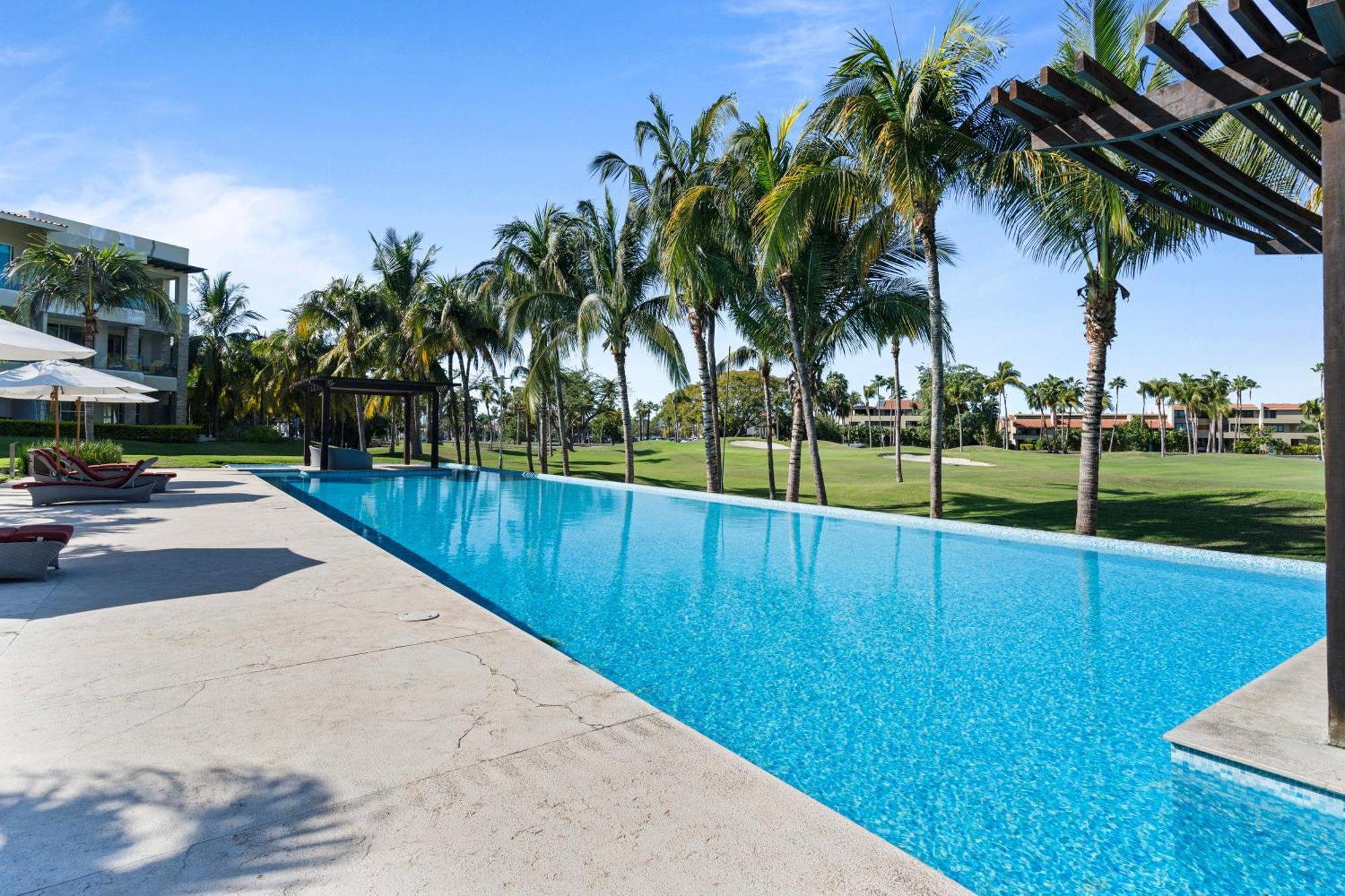 Stylish Peninsula Golf 3Br Oasis With Pool Apartment Nuevo Vallarta Exterior foto